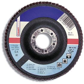 Craftomat K80 115 mm Unıversal Açık mavi Fiber Taşlama Taşı