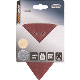 Craftomat K80 6x80 Üçgen Zımpara Tabanı