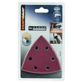 Craftomat Kırmızı 93 Kum 10'lu Ahşap Top Zımpara Ucu
