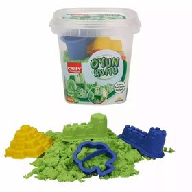 Crafy 0454 Yeşil 350 GR Oyun Kumu Seti