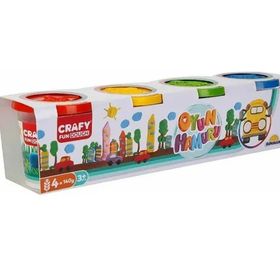 Crafy 0915 4'lü 560 GR Oyun Hamuru