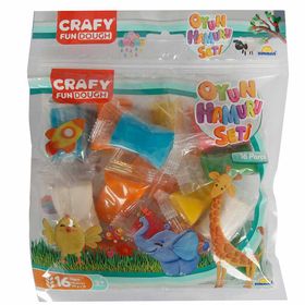Crafy 16'lı 320 gr Oyun Hamuru