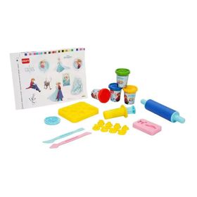 Crafy 1877 Frozen 200 GR 20 Parça Çantalı Oyun Hamuru Seti