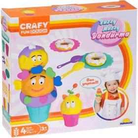 Crafy 200 gr Buzzy Muzzy Dondurma Oyun Hamuru Seti
