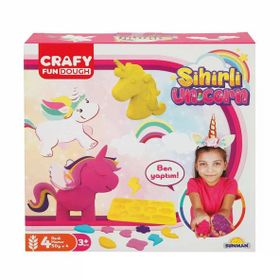 Crafy 2090 Sihirli Unicorn Oyun Hamuru Seti