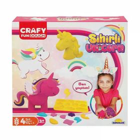 Crafy 2090 Sihirli Unicorn Oyun Hamuru Seti