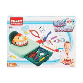 Crafy 3455 Dr. Toothy 15 Parça Oyun Hamuru Seti