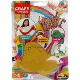 Crafy 3600 Sarı 200 G Streç Oyun Kumu