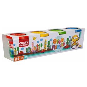 Crafy 4'lü 560 gr Oyun Hamuru