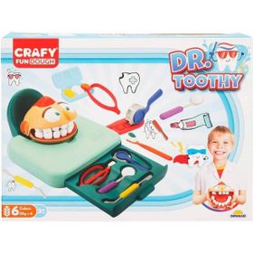 Crafy Dr. Toothy 15 Parça Oyun Hamuru Seti