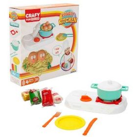 Crafy Lovely Kitchen 200 gr 10 Parça Oyun Hamuru Seti
