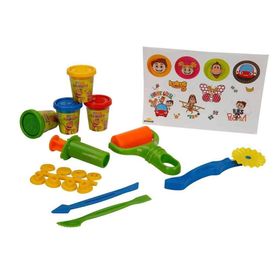 Crafy ‎‎S00002466 4x20 gr Kukili Oyun Hamuru Sırt Çantası