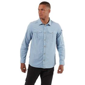 Craghoppers CMS605 Gri NosiLife Mens Adventure II LS Erkek Gömlek