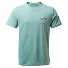 Craghoppers CMT936 Mens Mightie SS Kısa Kollu Turkuaz Erkek T-Shirt