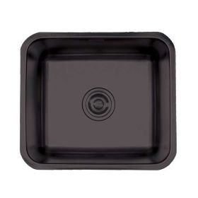 Crauf 490x440x190 mm Pvd Füme Siyah Lavello Eviye