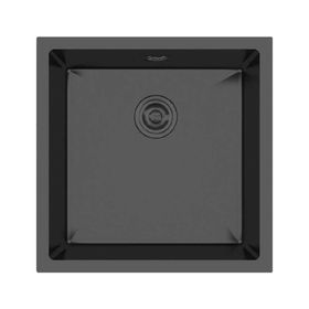 Crauf Stella 440x440X210 mm Pvd Füme Siyah Eviye