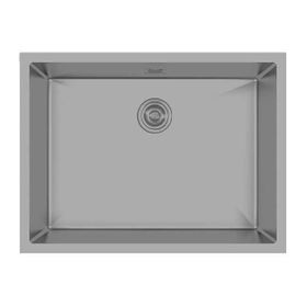 Crauf Stella 650x440 mm Mat Gri Nano Kaplama Eviye