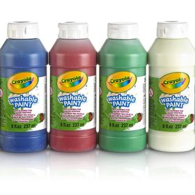 Crayola 6 Renk Hazır ve Karışabilir Boya