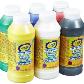 Crayola 6 Renk Hazır ve Karışabilir Boya
