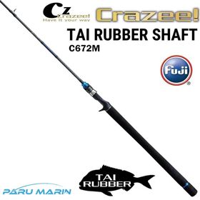 Crazee C672M Tai Rubber Shaft Game 2.00 mt Max 150 gr Kamış
