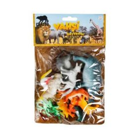 Crazoo S00000711 Orta Poşet Vahşi Hayvanlar