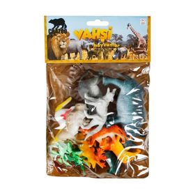 Crazoo S00000711 Orta Poşet Vahşi Hayvanlar
