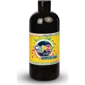 Crazy 2708 550 g Siyah Akrilik Boya