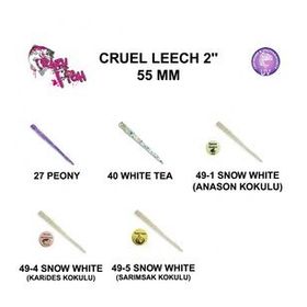 Crazy Fish Cruel Leech 5.5 cm Color:49-4 Slikon Yem