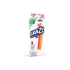 Crazy Sandeel CSE150/2 CSE514 3X Gövde Mango Juice Silikon Yem