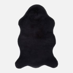 Crea 120x180 cm Antrasit Tavşan Tüyü Suni Post