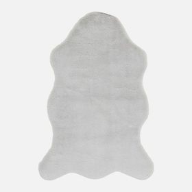Crea 120x180 cm Gri Tavşan Tüyü Suni Post