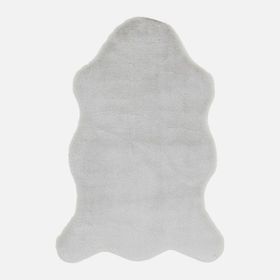 Crea 120x180 cm Gri Tavşan Tüyü Suni Post