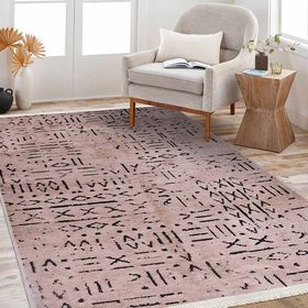 Crea 8011 Vanilya Açık Kahve 160x230 cm Kilim