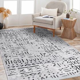 Crea 8015 Vanilya Gri 80x300 cm Kilim
