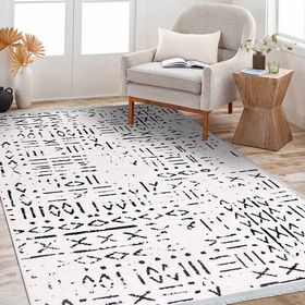 Crea 8018 Vanilya Beyaz 160x230 cm Kilim