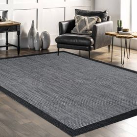 Crea 80x150 cm Ando Bordürlü Gri Halı