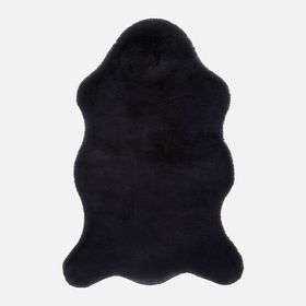 Crea 80x150 cm Antrasit Tavşan Tüyü Suni Post
