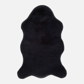 Crea 80x150 cm Antrasit Tavşan Tüyü Suni Post