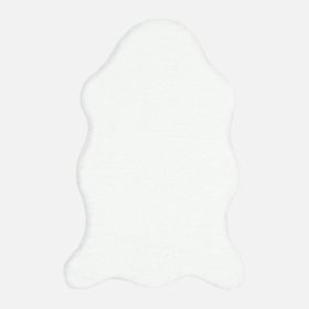 Crea 80x150 cm Beyaz Tavşan Tüyü Suni Post