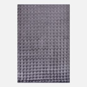 Crea 80x250 cm Antrasit Mantar Post Ebatlı Halı