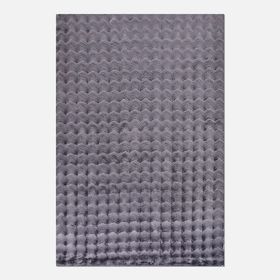 Crea 80x250 cm Antrasit Mantar Post Ebatlı Halı