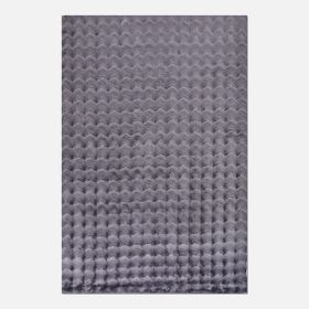 Crea 80x250 cm Antrasit Mantar Post Ebatlı Halı
