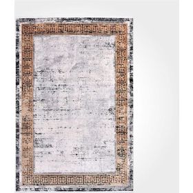 Crea Halı 18114 Modern Kristal Gri 100x300 cm Salon Halı