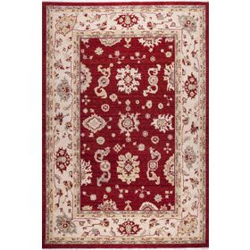 Crea Halı 8002 Klasik Demirci Yün Bordo 133x190 cm Salon Halı