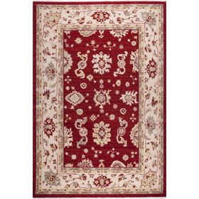 Crea Halı 8002 Klasik Demirci Yün Bordo 133x190 cm Salon Halı