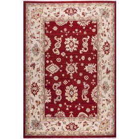 Crea Halı 8002 Klasik Demirci Yün Bordo 133x190 cm Salon Halı