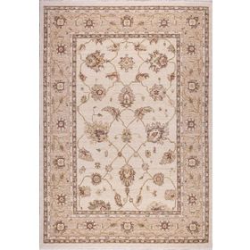 Crea Halı 8006 Klasik Demirci Yün Krem 133x190 cm Salon Halı