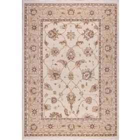 Crea Halı 8006 Klasik Demirci Yün Krem 133x190 cm Salon Halı