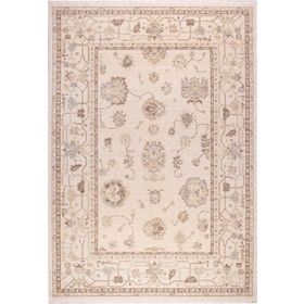Crea Halı 8011 Klasik Demirci Yün Krem 133x190 cm Salon Halı