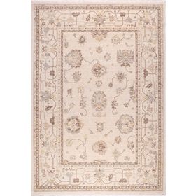 Crea Halı 8011 Klasik Demirci Yün Krem 133x190 cm Salon Halı